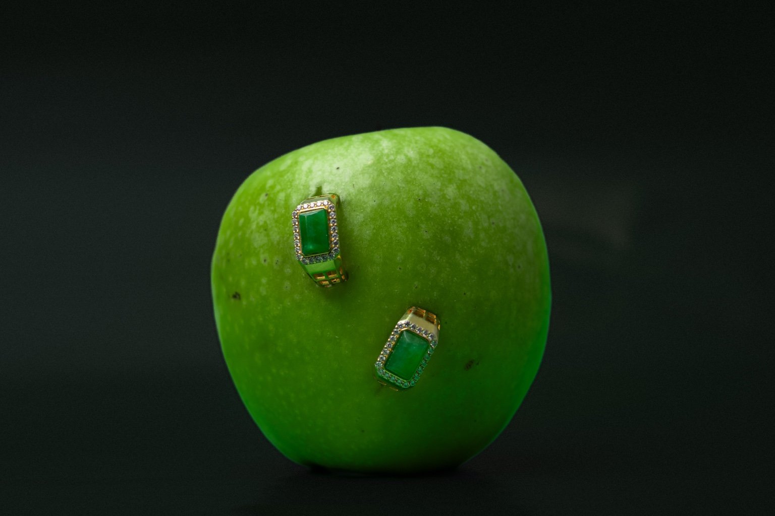 Anello Notte in verde